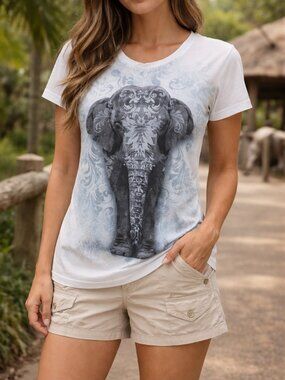 Taronga Zoo Womens Shirt 12 Sydney Elephant Wildlife Australia